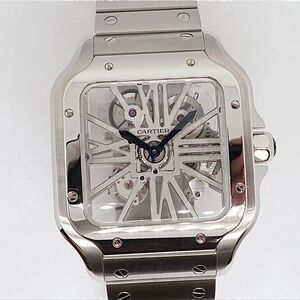 Cartier Santos skeleton watch  WHSA0015